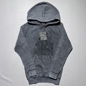 Alien La Femme En Noir Hoodie Mens XS Gray Vintage Wash 20th Century‎ Studios